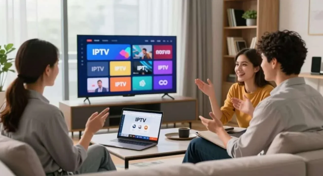 IPTV Belgium 4K page with UHD viewing setup